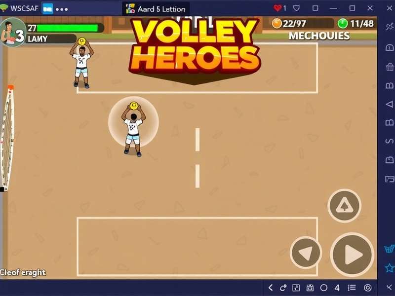 Volley Heroes India Edition Gameplay Mechanics